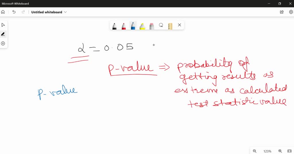 SOLVED: If a hypothesis test is significant at level = 0.05, then what ...