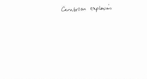 which-of-the-following-was-probably-the-least-important-factor-in-bringing-about-the-cambrian-explosion-a-the-emergence-of-predator-prey-relationships-b-an-increase-in-the-concentration-of-a-55348