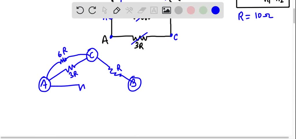 SOLVED: In Fig: 27-76, R = 1002. What Is The Equivalent Resistance ...