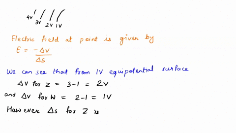 in-the-figure-below-is-the-electric-field-stronger-at-point-x-or-y-explain-segments-of-equipotentul-lines-use-the-diagram-at-right-for-q2-04-segments-of-equipotental-lines-at-which-of-the-po-78318