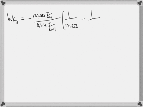 a-reaction-has-a-rate-constant-of-122104-s1at-28-c-and-0230-s1-at-79-c-activation-barrier-is-130-kjmol-what-is-the-value-of-the-rate-constant-at-17-c-14092