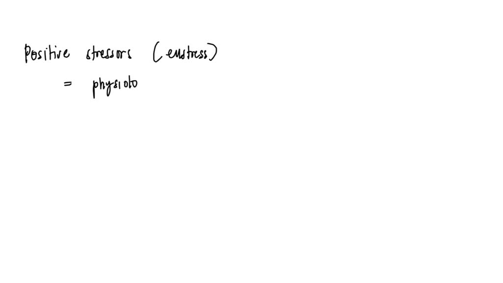 SOLVED: what are some examples of positive and negative stress?