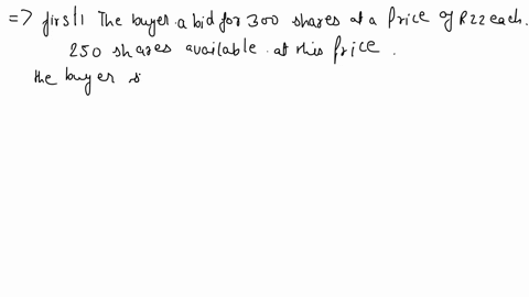 question-2-bid-ask-price-zar-size-price-zar-size-20-150-22-250-19-200-23-100-18-100-24-200-17-300-25-400-16-200-26-100-consider-the-above-double-auction-book-a-buyer-enters-a-bid-for-300-sha-91306