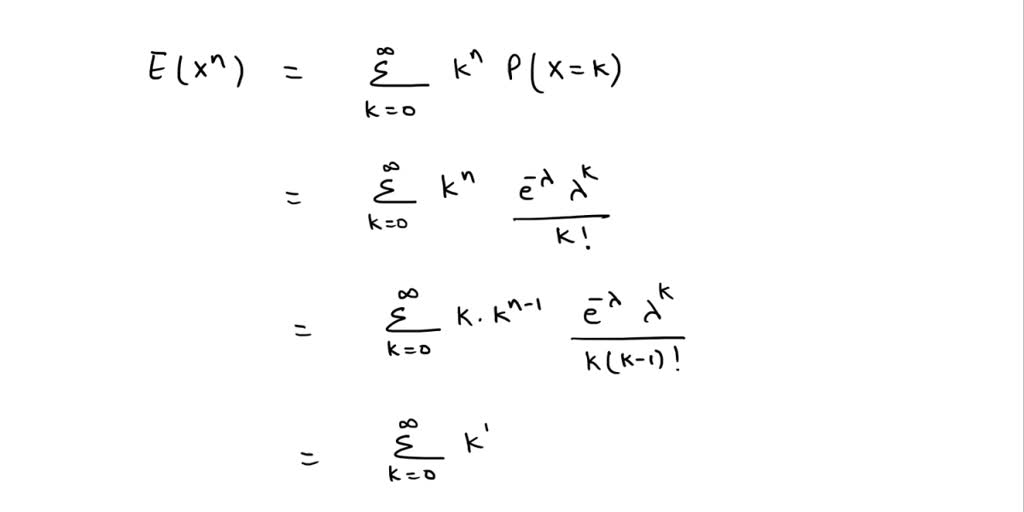 Solved l be a poisson random variable with parameter prove that for