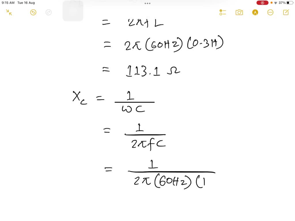 SOLVED Consider an AC power supply with the frequency f = 60 Hz