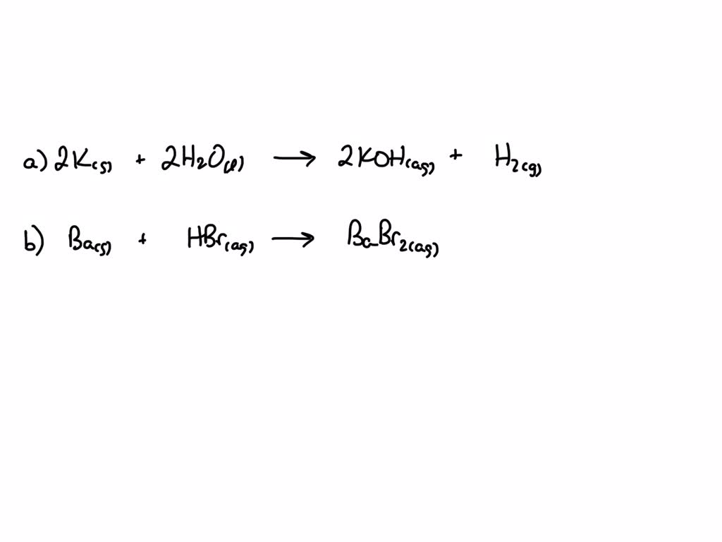 SOLVED: Complete And Balance The Following Oxidation-reduction ...