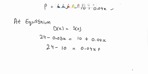 find-the-consumers-surplus-and-the-producers-surplus-at-the-equlibrium-level-for-the-given-price-demand-and-price-supply-equations-include-graph-that-identifies-the-consumers-surplus-and-the-34779
