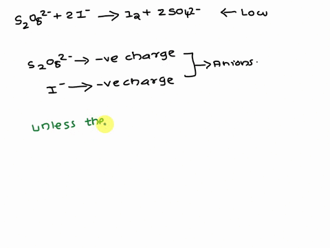 generally-reactions-of-ions-in-solution-tend-to-be-fast-explain-why-the-reaction-be-tween-the-peroxydisulfate-ion-and-iodide-ion-is-slow-s087-2-1-2-s0-2-what-type-of-a-reaction-is-this-expla-72352