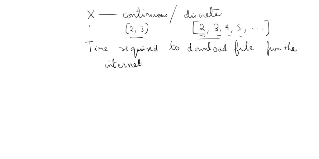SOLVED Determine whether the value is a discrete random variable or a
