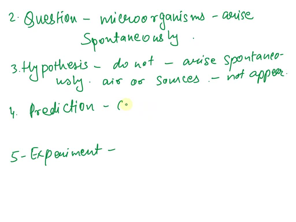 describe pasteur's experiments about spontaneous generation