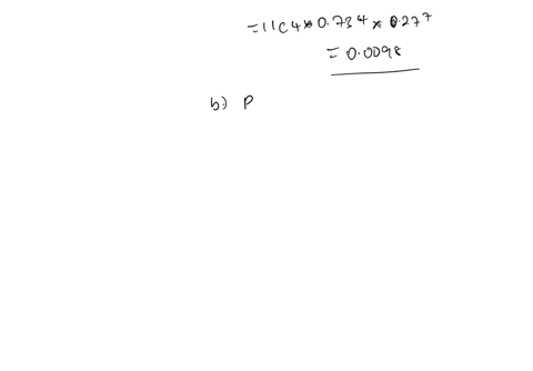 a-random-variable-follows-a-binomial-distribution-with-a-probability-of-success-equal-to-073-for-a-sample-size-of-n11-find-the-values-below-a-the-probability-of-exactly-4-successes-b-the-pro-65298