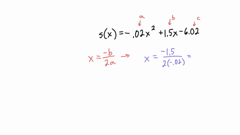 a-car-is-tested-to-determine-the-speed-at-which-the-car-achieves-the-greatest-gas-mileage-the-quadratic-model-created-to-fit-the-experimental-data-is-given-a-sx-602150x-002x2-where-f-is-the-46295