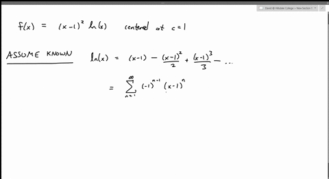 consider-the-function-fx-x-12-lnx-a-find-a-formula-for-the-taylor-series-of-the-function-fx-about-the-point-c-1-b-compute-the-interval-of-convergence-of-the-taylor-series-c-suppose-p4x-denotes-the-tay