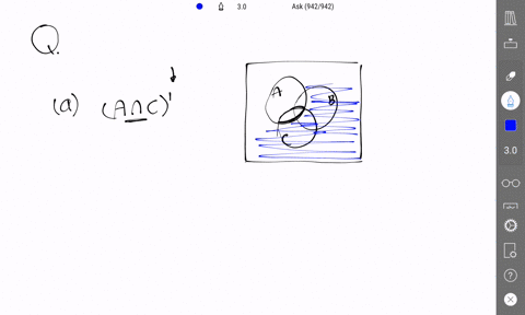 let-a-b-and-c-be-events-relative-to-the-sample-space-s-using-venn-diagrams-shade-the-areas-representing-the-following-events-a-ancy-aub-c-bnc-ua-venn-diagram-kessary-fill-in-the-answer-box-t-52584