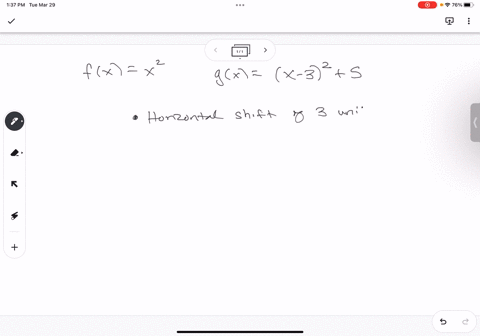 state-the-various-transformations-applied-to-the-base-function-fx-x-to-obtain-graph-of-the-function-gx-x-32-korizontal-shift-of-3-units-t0-the-right-and-vertical-shift-upward-of-5-units-hori-99983
