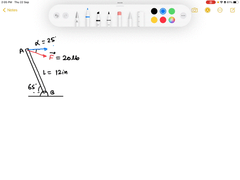 a-20-ib-force-is-applied-t0-the-control-rod-ab-as-shown-knowing-that-the-length-of-the-rod-s-12-in-and-that-25-determine-the-moment-of-the-force-about-point-b-by-resolving-the-force-into-hor-07967