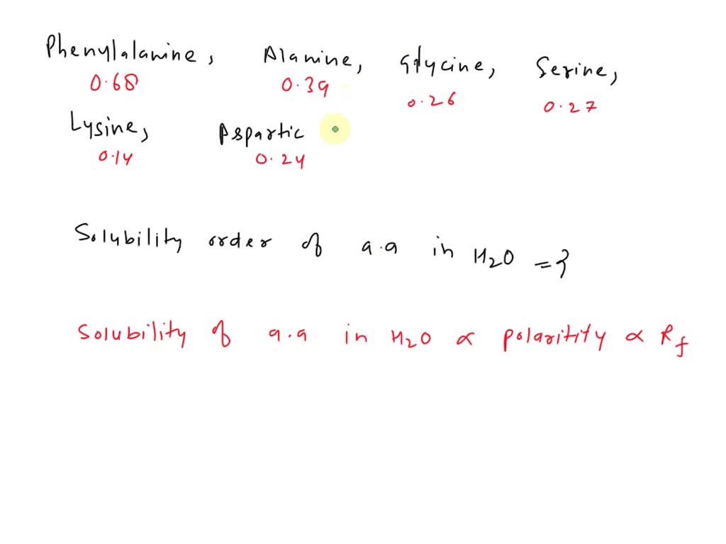 SOLVED Scil22 Lab 10 Amino acids Post Lab Questions chromatography