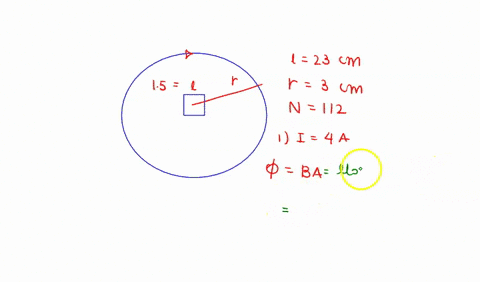 the-figure-below-shows-an-end-view-of-single-turn-square-loop-of-meta-wire-in-the-center-of-and-coaxial-with-very-long-solenoid-with-circular-cross-section_-the-solenoid-is-230-cm-long_-has-43518