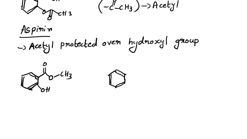 SOLVED: Write a short paragraph to compare and contrast aspirin (below ...