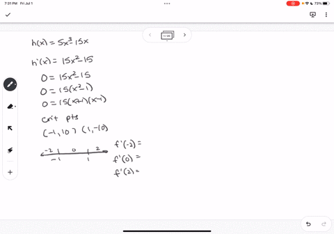 for-the-following-function-a-give-the-coordinates-of-any-critical-points-and-classify-each-point-as-a-relative-maximum-a-relative-minimum-or-neither-b-identify-intervals-where-the-function-is-increasi