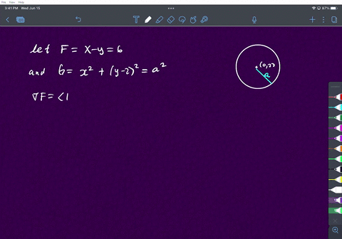 use-lagrange-multipliers-to-find-the-minimum-distance-from-the-curve-or-surface-to-the-indicated-point-curve-point-line-x-y-6-0-2-66364