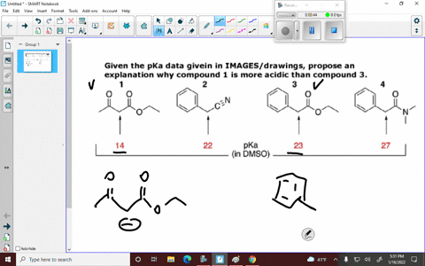 4-the-pka-of-the-most-acidic-ch2-group-in-each-of-the-following-compounds-was-measured-in-dmso-as-solvent-reference-j-org-chem-1981-46-43274331-given-the-pka-data-give-in-imagesdrawings-propose-an-exp