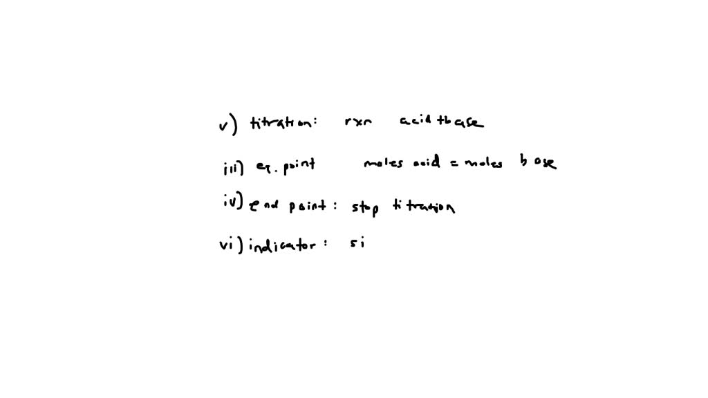 SOLVED Define the following i) Standard solution (ii) Primary standard (iii) Equivalence point