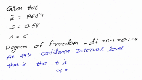 a-chemist-made-six-independent-measurements-of-the-sublimation-point-of-carbon-dioxide-the-temperature-at-which-it-changes-to-dry-ice-she-obtained-sample-mean-of-19664-k-with-a-standard-devi-83985