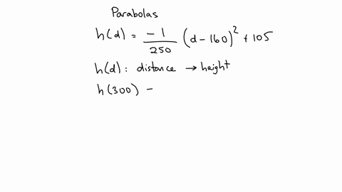 if-a-baseball-that-has-been-hit-by-a-batter-is-following-the-parabolic-equation-hd-1250d-1602-105-will-the-baseball-clear-an-outfield-wall-that-is-20-feet-high-and-300-feet-from-the-batter-79854