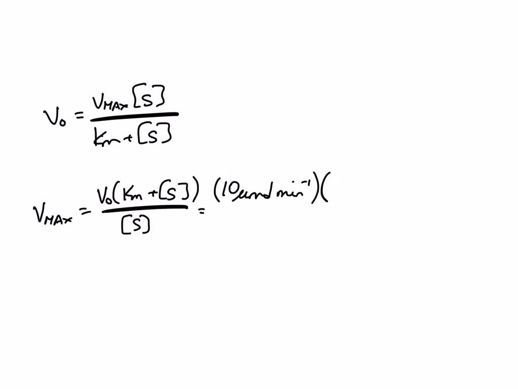 SOLVED For an enzyme that follows simple MichaelisMenten