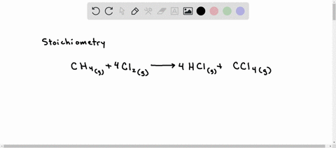 methane-gas-and-chlorine-gas-react-to-form-hydrogen-chloride-gas-and-carbon-tetrachloride-gas-what-volume-of-carbon-tetrachloride-would-be-produced-by-this-reaction-if-145-ml-of-methane-were-81556
