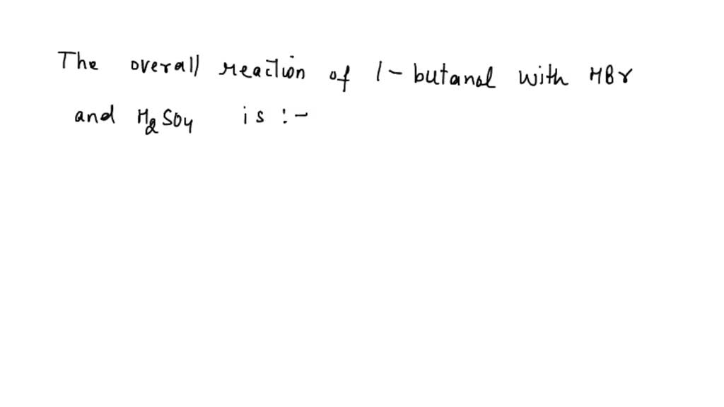 SOLVED: Draw the mechanism for the reaction between 2-cyclobutyl-2 ...