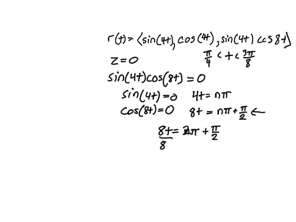 SOLVED: Let r(t) = - Find the point where r(t) intersects the xy-plane ...
