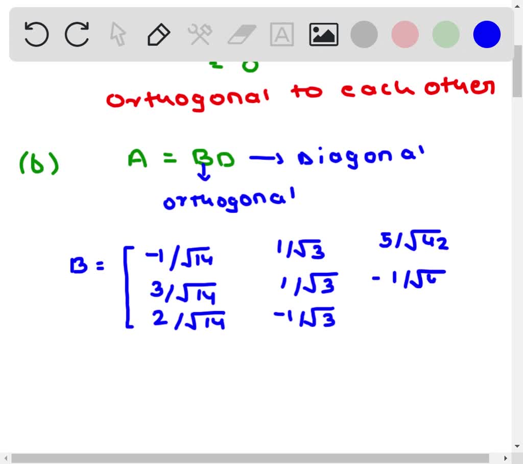SOLVED 3. SVD (a) Consider the matrix 1 A = Observe that the columns