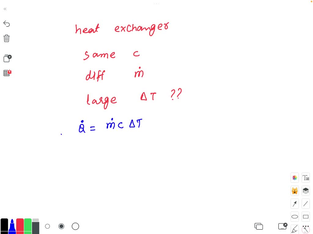 SOLVED Consider a heat exchanger in which both fluids have the same
