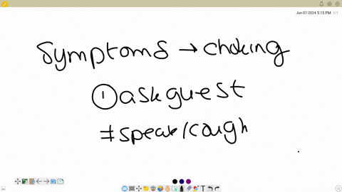 a-nurse-is-attending-a-social-event-when-another-guest-coughs-weakly-once-grasps-his-throat-with-his-hands-and-cannot-talk-which-of-the-following-actions-should-the-nurse-take-125-points-observe-the-c