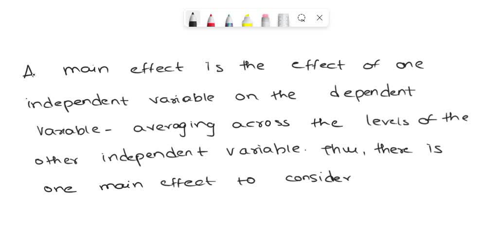 SOLVED Differences among column means are used to assess the main