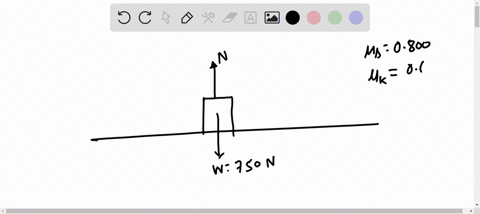 16_-a-750-n-box-rests-on-a-horizontal-floor-with-a-coefficient-of-static-friction-0800-and-coefficient-of-kinetic-friction-0600-what-is-the-maximum-force-that-will-not-move-the-box-when-it-i-75438