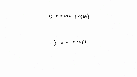 find-the-area-under-the-standard-normal-distribution-curve-show-your-solutions-to-the-right-of-z-192-and-to-the-left-of-z-044-85816
