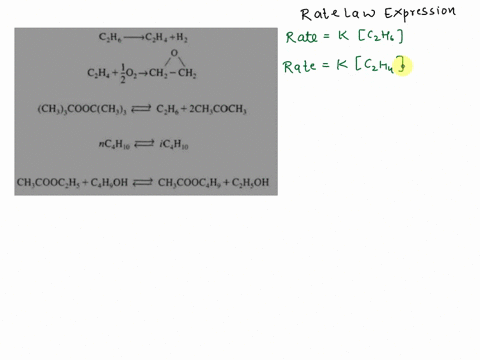 write-the-rate-law-for-the-following-reactions-assuming-each-reaction-follows-an-elementary-rate-law-1-2-3-leftmathrmch_3right_3-mathrmcoocleftmathrmch_3right_3-rightleftarrows-mathrmc_2-mathrmh_62-ma