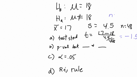 consider-the-following-hypothesis-test-ho-18-ha-m-18-sample-of-48-provided-a-sample-mean-x-17-and-a-sample-standard-deviation-45_-if-requires-round-your-answers-to-two-decimal-places-a-compu-00293