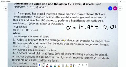 for-questions-1-3-write-the-null-and-alternative-hypothesis-indicating-whether-it-is-a-one-tailed-or-two-tailed-test-then-determine-the-value-of-n-and-the-alpha-level-if-given-see-examples-1-60622