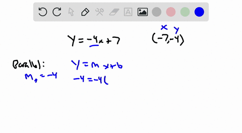 consider-y-4x-7-find-the-equation-of-the-line-that-is-parallel-to-this-line-and-passes-through-the-point-7-4find-the-equation-of-the-line-that-is-perpendicular-to-this-line-and-passes-throug-44075