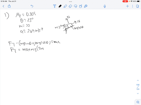 1-a-box-of-mass-m220-kgm220-kg-is-pulled-up-a-ramp-that-is-inclined-at-an-angle-230230-angle-with-respect-to-the-horizontal-the-coefficient-of-kinetic-friction-between-the-box-and-the-ramp-i-38969