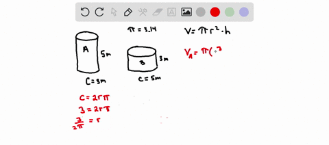 need-some-help-with-this-one-find-the-volume-of-each-cylinder-which-cylinder-has-the-greater-volume-use-314-for-n-and-round-your-answers-to-the-nearest-hundredth-cylinder-a-cylinder-8-3-m-5m-51894