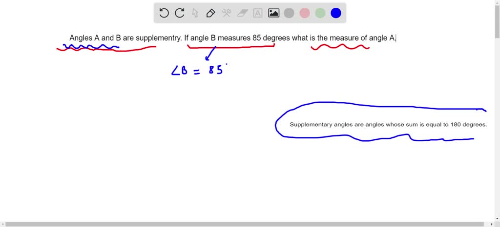 what is the measure of an angle supplementary to 80 degrees