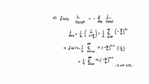 a-use-differentiation-to-find-a-power-series-representation-for-1-fx-2x2-fx-0u-what-is-the-radius-of-convergence-r-r-b-use-partato-find-a-power-series-for-1-fx-2x3-fx-what-is-the-radius-of-c-72724