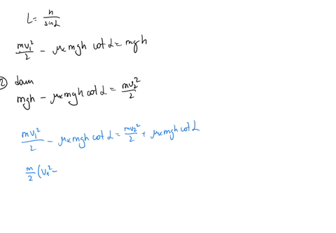 an-object-is-placed-on-an-inclined-plane-and-thrown-uphill-with-an-initial-velocity-of-v1-this-is-shown-in-the-picture-above-with-the-label-1-the-object-as-expected-will-climb-the-inclined-p-08997