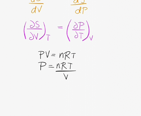 use-maxwell-equations-to-calculate-partial-derivatives-dsdv-and-dsdp-for-ideal-gas-40067