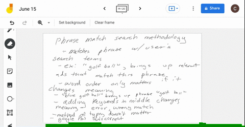 advertisers-should-use-a-phrase-match-search-methodology-under-all-of-the-following-conditions-except-group-of-answer-choices-the-advertiser-is-certain-about-the-keyword-phrase-searchers-wil-34864
